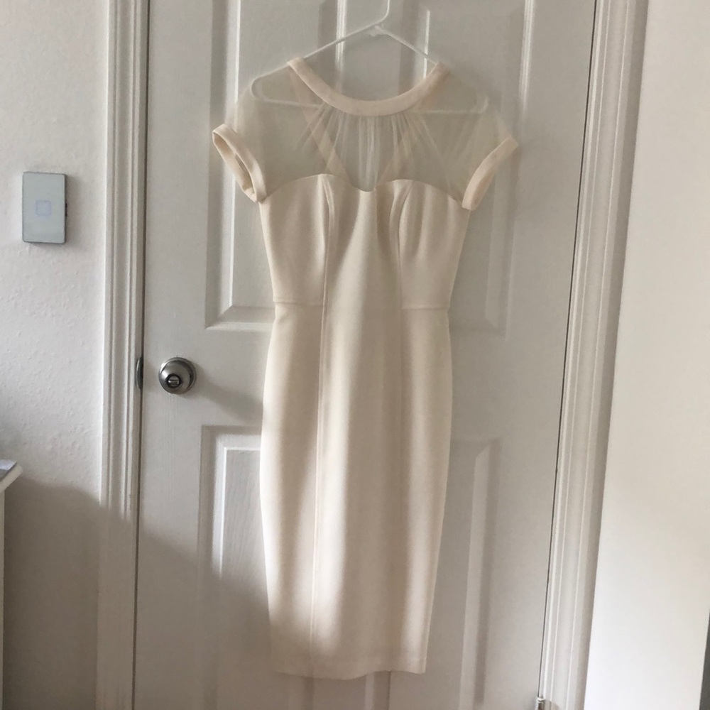 Maggy London white dress
